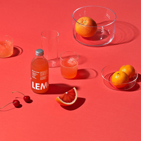 Sarkano apelsīnu limonāde BIO, LEMONAID+, 330 ml