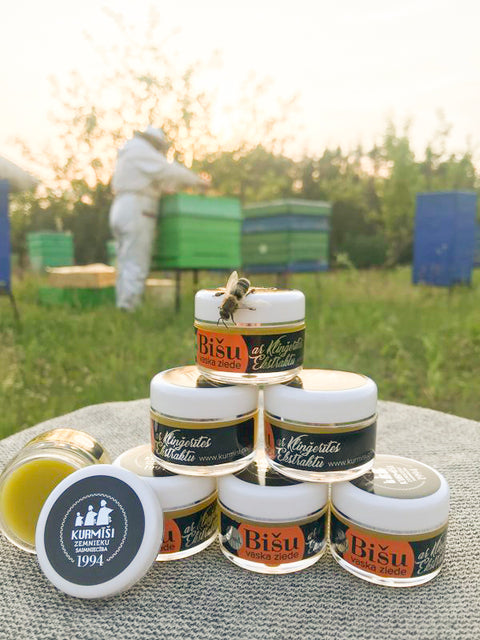 Bišu vaska ziede ar kliņģerīti, Z/S Kurmīši, BIO, 20ml