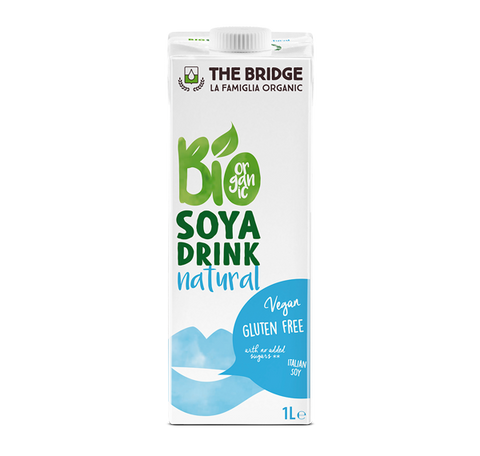 Sojas dzēriens (bez cukura, bez glutēna) BIO, THE BRIDGE, 1l