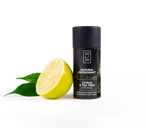 Dezodorants, Citrusu un tējas koka, Solidu, 55g