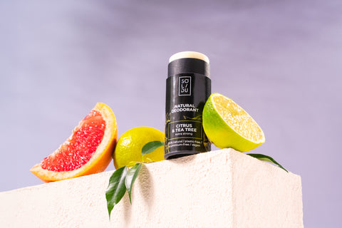 Dezodorants, Citrusu un tējas koka, Solidu, 55g