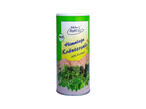 Smalka Himalaju sāls ar zaļumiem, Natur Hurtig, BIO, 160g
