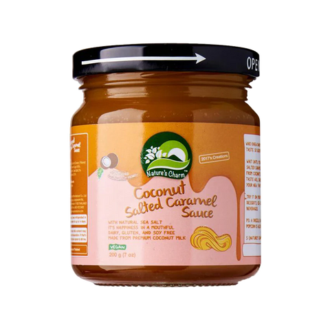Sāļās karameles kokosriekstu mērce, Nature's Charm, 200g