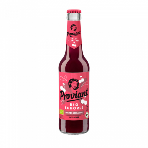 Ķiršu - granātābolu limonāde bez cukura BIO, PROVIANT, 330ml