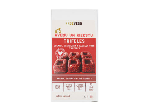 Aveņu un riekstu trifeles BIO, Prosvego, 115g