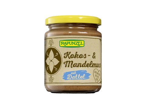 Kokosriekstu un mandeļu krēms ar datelēm, BIO, Rapunzel, 250g