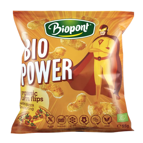 Kukurūzas pufi ar picas garšu Biopont, BIO, 70g