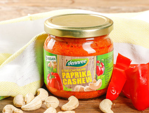 Augu smēriņš ar papriku un Indijas riekstiem BIO, DENNREE, 180g