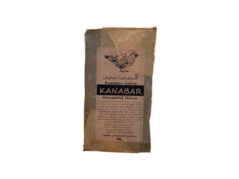 Kaņepju halva ar BIO šokolādi, Kanabar, 180g