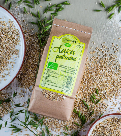 Auzu putraimi BIO, Kaņepītes, 1kg