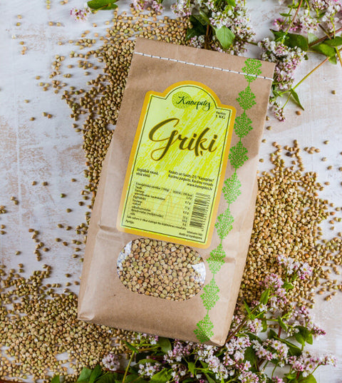 Zaļie griķi BIO, Kaņepītes, 1kg