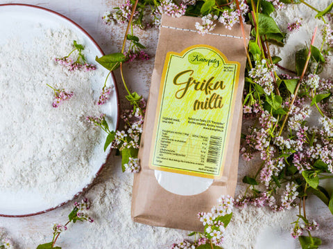 Griķu milti BIO, Kaņepītes, 1kg