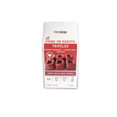 Aveņu un riekstu trifeles BIO, Prosvego, 115g