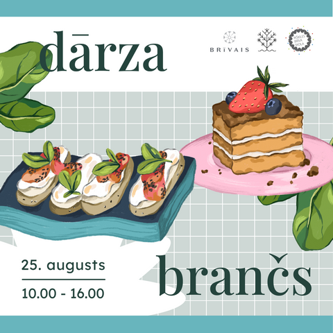 Pop-up dārza brančs 25. augustā