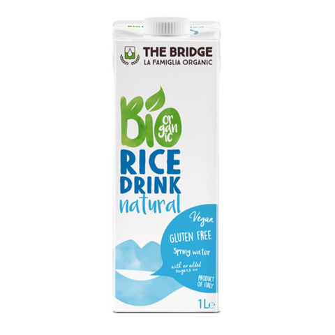 Rīsu dzēriens (bez cukura, bez glutēna) BIO, THE BRIDGE, 1l