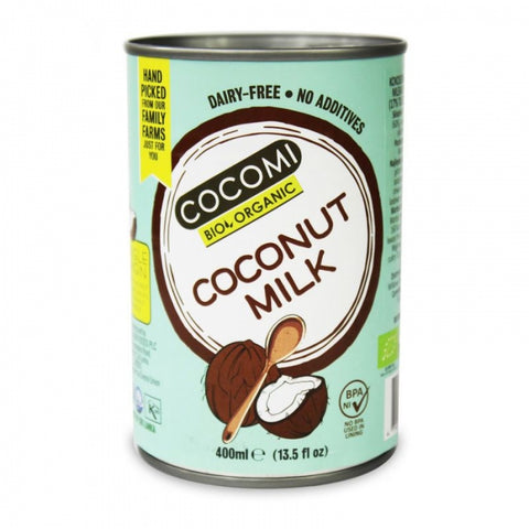 Kokosriekstu piens bundžā 17% BIO, COCOMI, 400ml