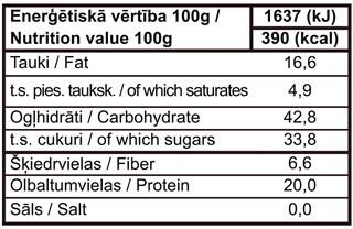 Kaņepju proteīna batoniņš SPĒKAM BIO, Prosvego, 45g