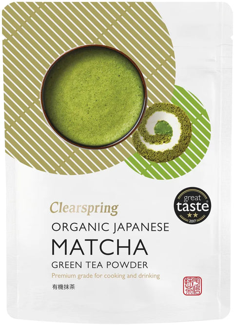 Japāņu matcha tēja 40g, Clearspring, BIO
