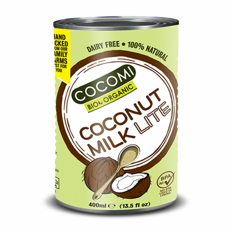 Kokosriekstu piens Light 9% BIO, COCOMI, 400 ml
