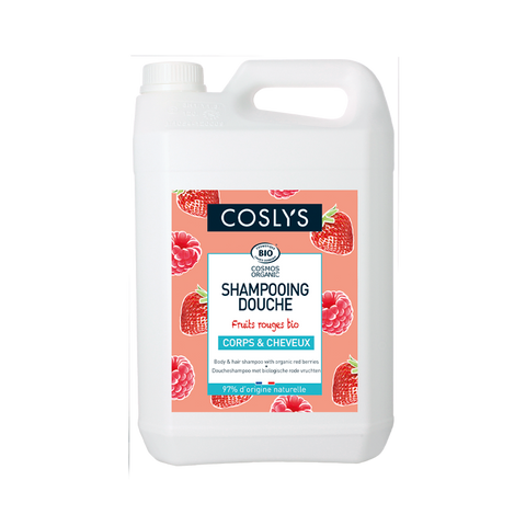 Šampūns un ķermeņa mazgāšanas līdzeklis ar sarkanajām ogām, Coslys (sverams produkts)