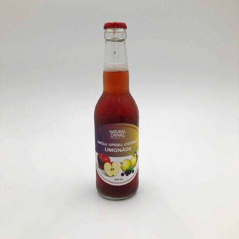 Ābolu, upeņu, cidoniju limonāde, Natural Drinks, 330 ml