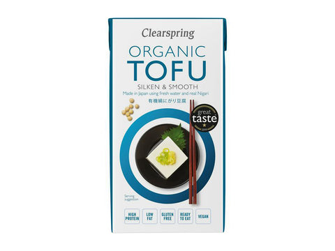 Zīda tofu bez piedevām BIO, Clearspring, 300g